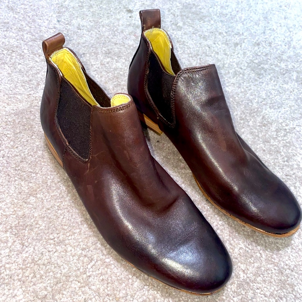 Leather Sutro Booties- 7.5